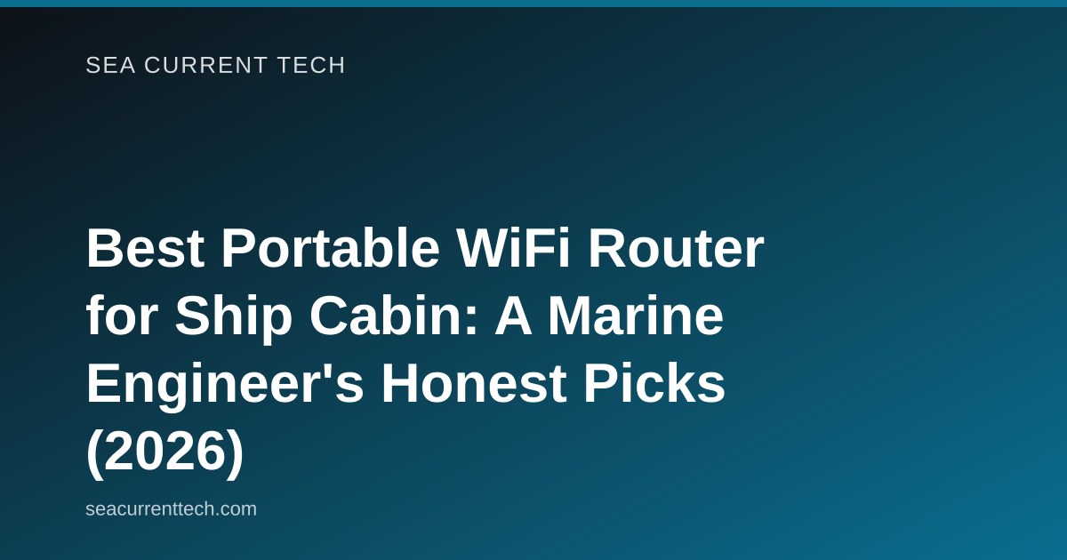 Best Portable WiFi Router for Ship Cabin: A Marine Engineer's Honest Picks (2026)