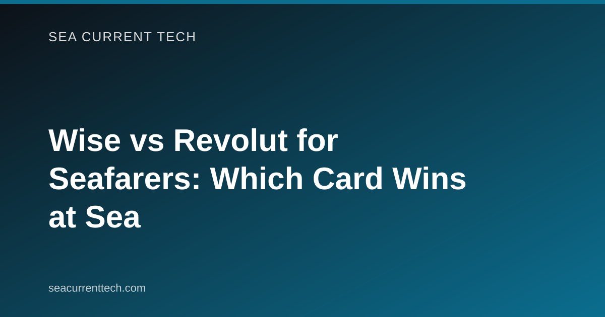 Wise vs Revolut for Seafarers: Which Card Wins at Sea